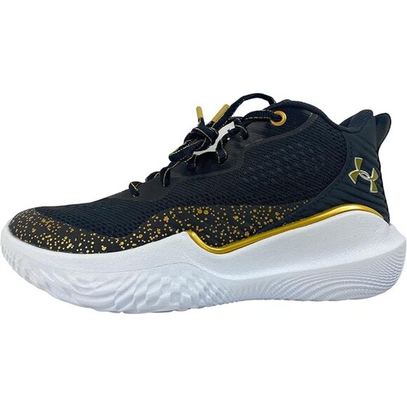 UnderArmour Women's 10 Flow Breakthru 2 Black/Gold Basketball Shoes Sneakers - Picture 17 of 17